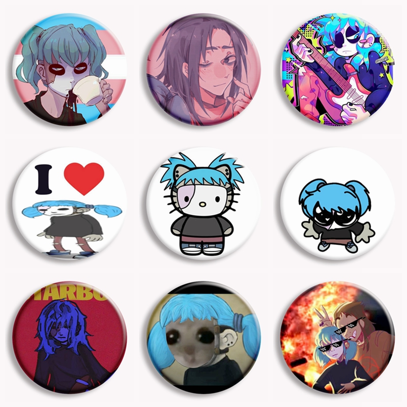 Gaming Console Buttons - Horror Abenteuers piel Sally Gesicht Anime