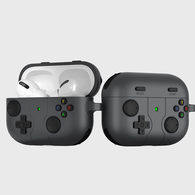 Gaming Console Keychain - Silikon-Kopfhörer-Abdeckung für Airpods 4 3, mit