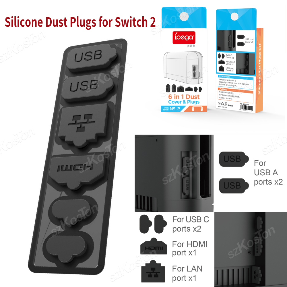 Silikon-Staubschutz-Set für Sw – Gaming Console Buttons Bewertung und Preis